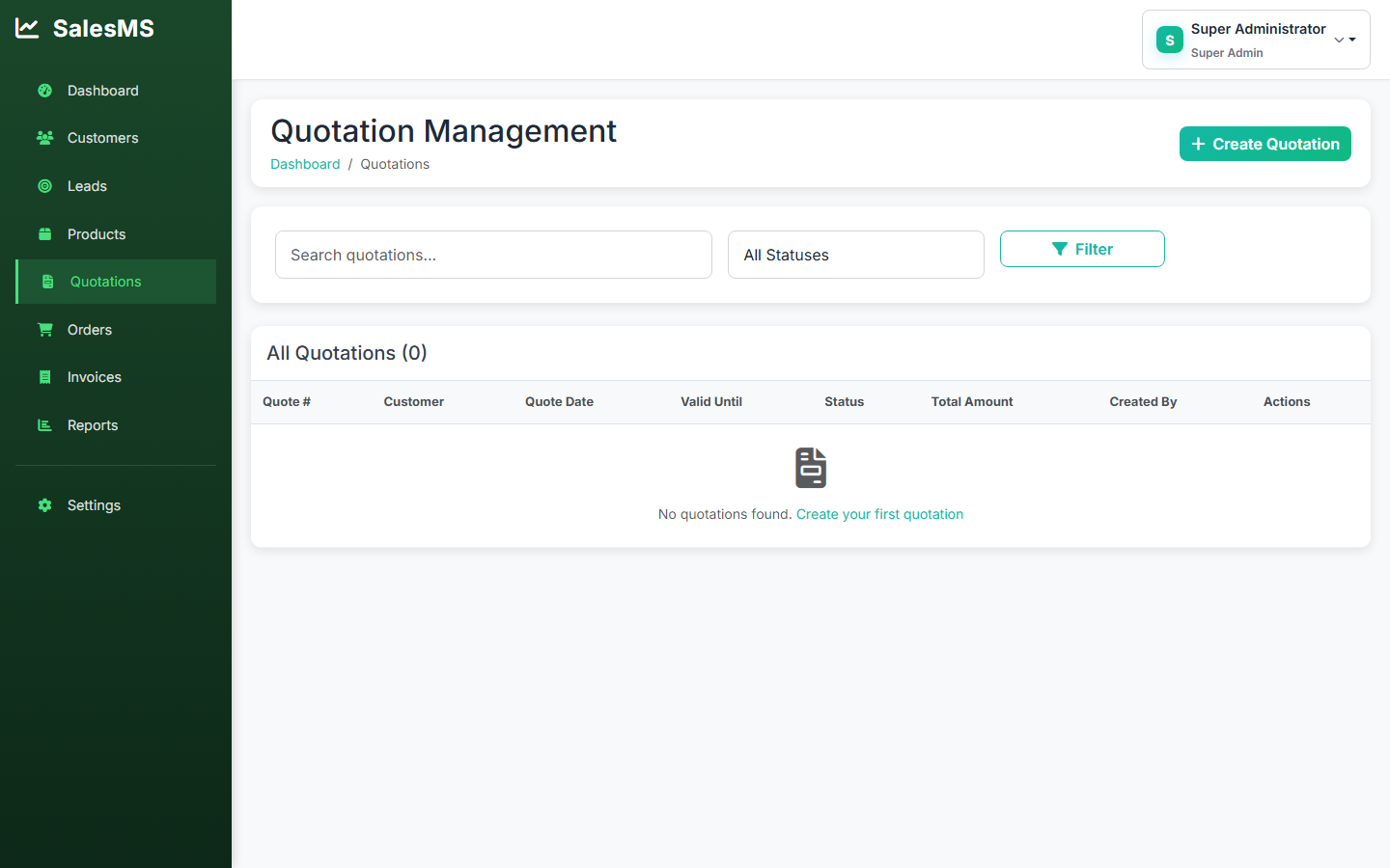 Professional quote builder with line items, tax, discounts, and one-click conversion to sales order or invoice.